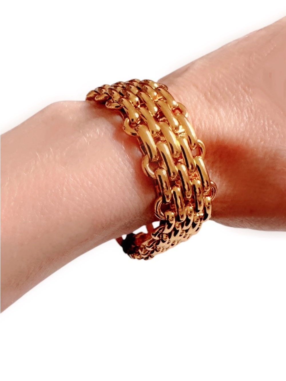 J.Crew Gold Chain Bracelet, Multi-Link Statement Bracelet